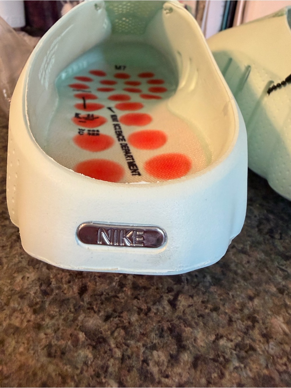 Nike Mind Slides in Barely Green - Picture 12 of 16
